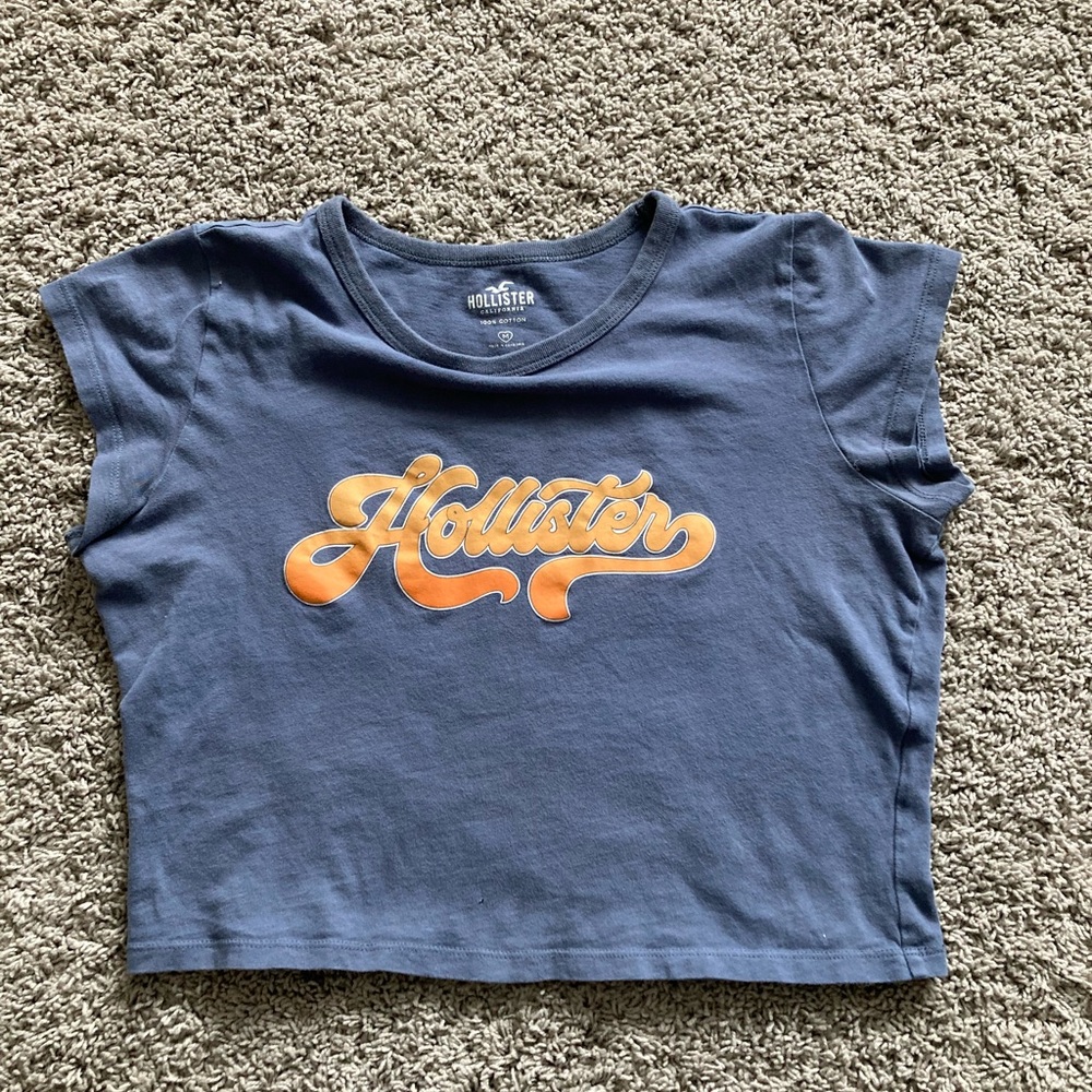 Hollister Cropped Logo Tee - women medium